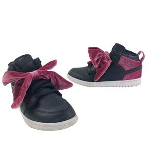 Nike Air Jordan Mid Bow Black Sneakers Shoes
